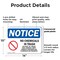 Signmission No Chemicals In Trash, 14 in W x Rectangle, Plastic OS-2PACK-NS-P-1014-L-16052 - alternate 6